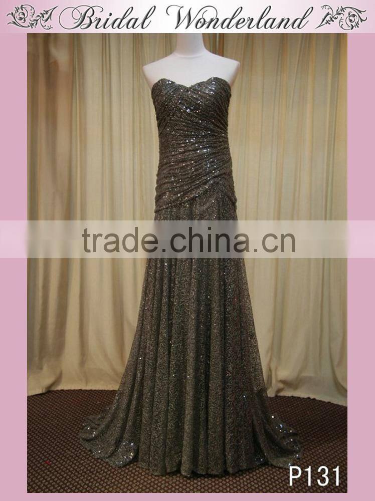 Promotional sweetheart mother of bride evening dress