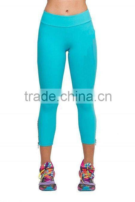 86% supplex 14% spandex womens dry fit fitness tight