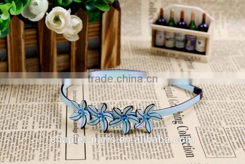 fashion cellulose acetate flowers hairbands