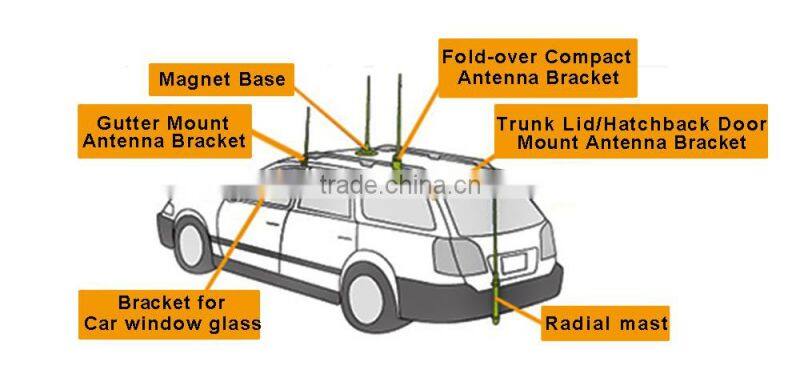 HH-N2RS Radio antenna,Radio Antenna HH-N2RS with magnetic mount & 5M Cable for KT8900 KT8900R