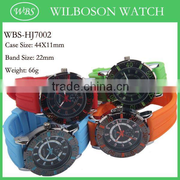 Japanese quartz movement cheap silicone watches