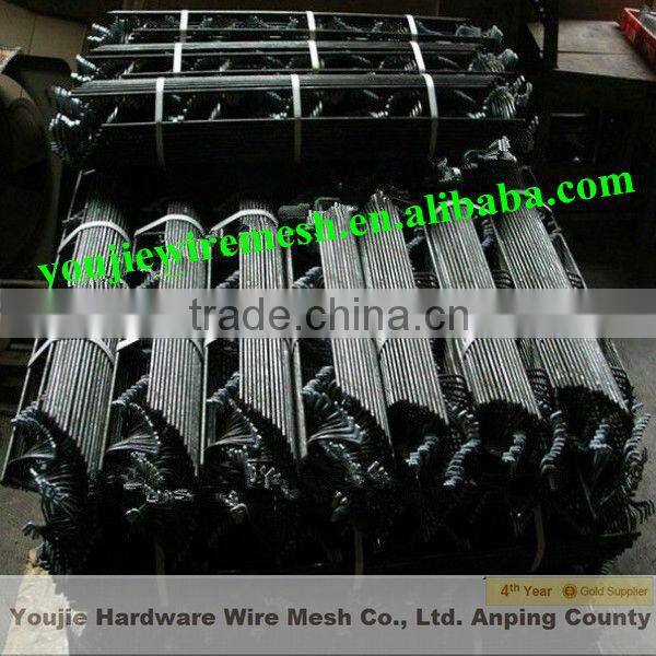 (building material) metal stirrup