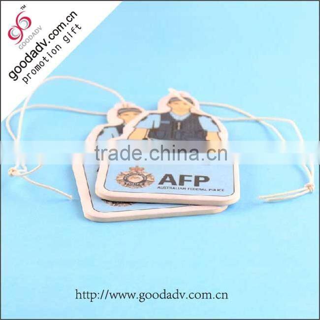 Scented card auto perfume business gift use top quality paper air freshener