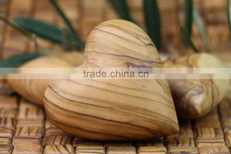 Olive Wood Carved Big Heart