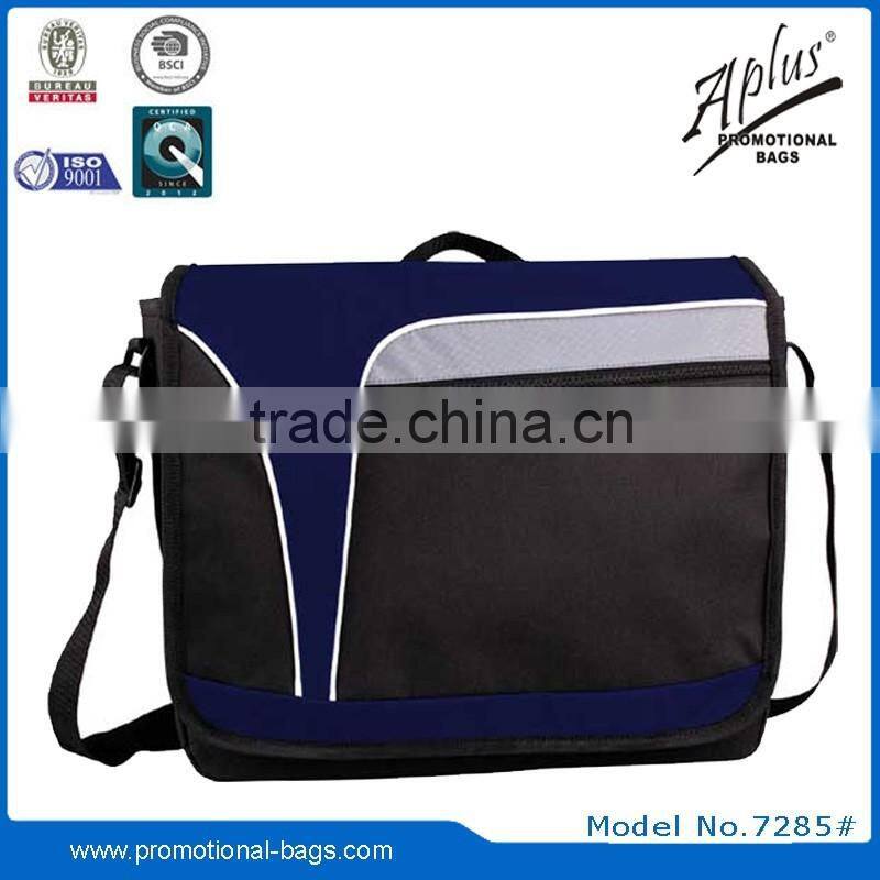 promotional waterproof sided pattern classy messenger bag with handle