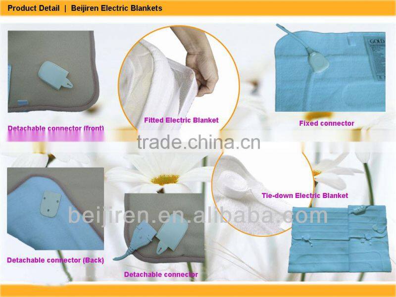 Polar Fleece Winter Electric Blanket with GS,CE,RoHS,SAA,CB