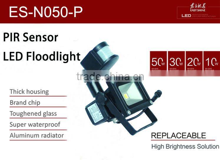 Hot sale elegant design long life-span high CRI 50 watt led flood light
