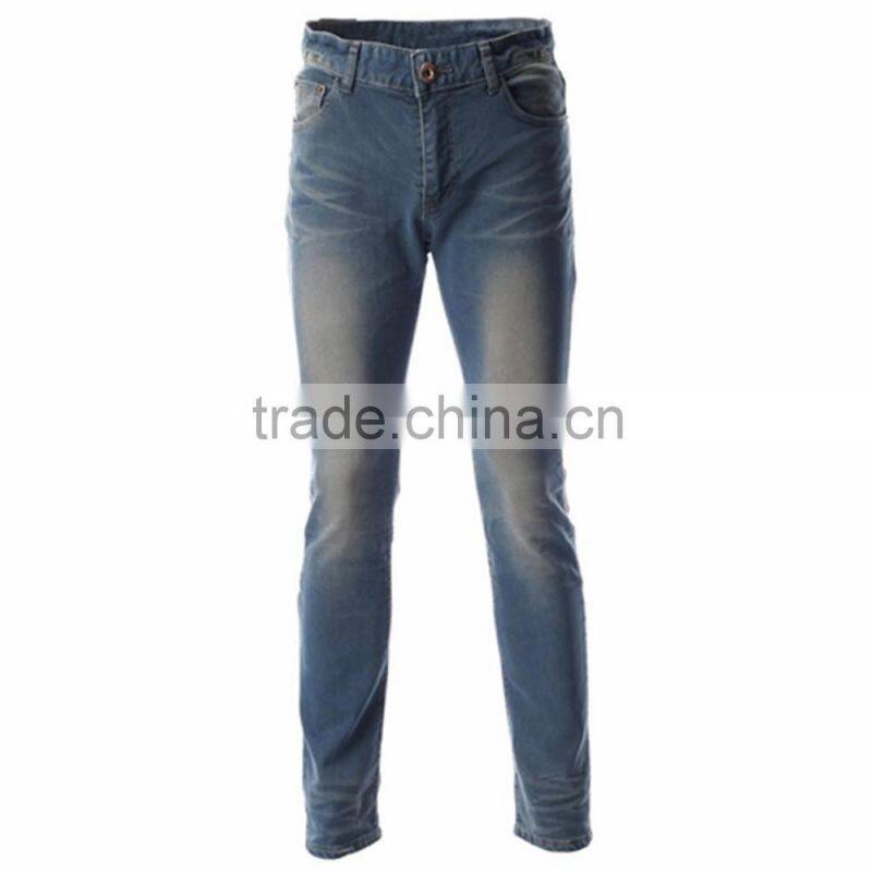 Custom Mens Red Blue Denim Jeans Manufacturers