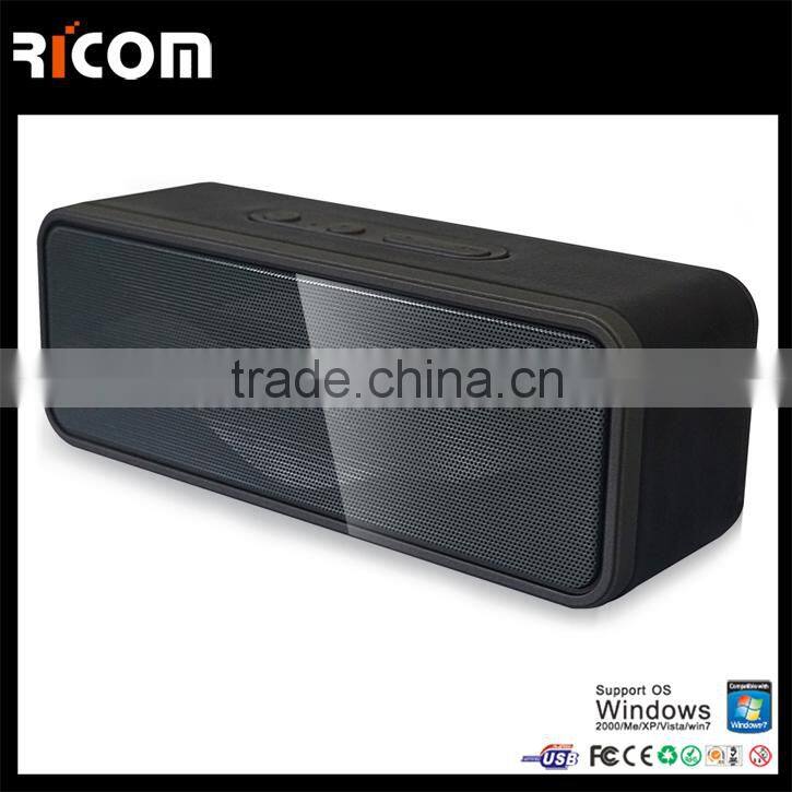 High Quality Leather waterproof wireless bluetooth speaker box-BSP-230--Shenzhen Ricom