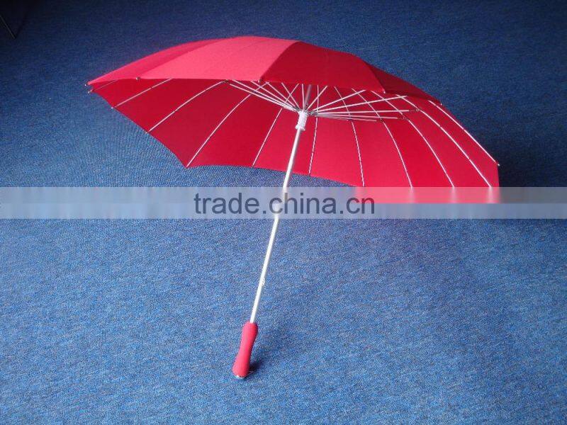 factory manual 23 inch lady red heart wedding umbrella