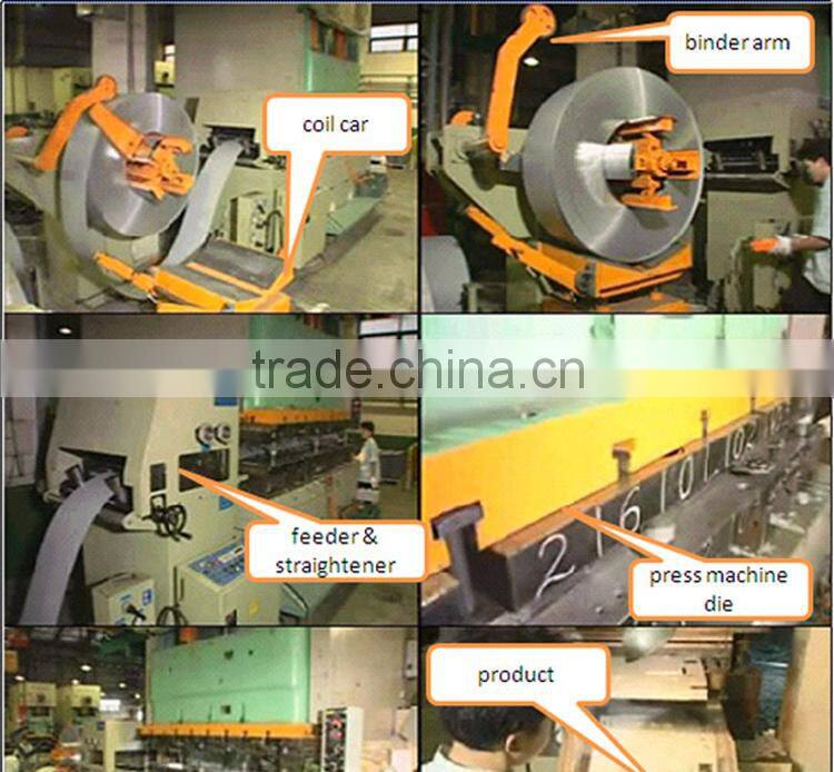 horizontal heavy uncoiler machine for steel coil