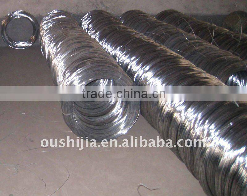 Oushijia low price 12.5 gauge galvanized wire (factory)