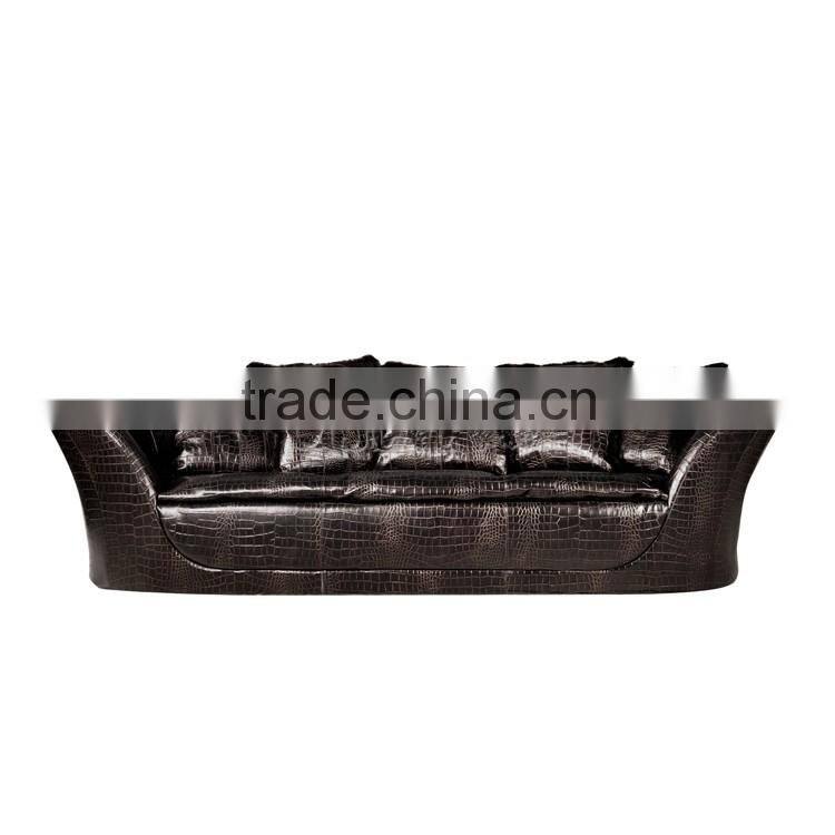 JS01-24 Four Seats Sofa in Real Leather in Living Room from JL&C Luxury Home Furniture New Design (China Supplier)