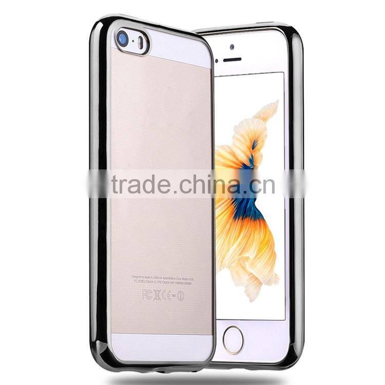 OEM Ultra Thin Transparent TPU Mobile Phone Case Cover For Apple iPhone 5S