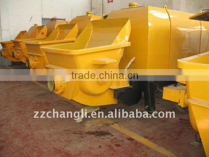 Small capacity concrete pump machine