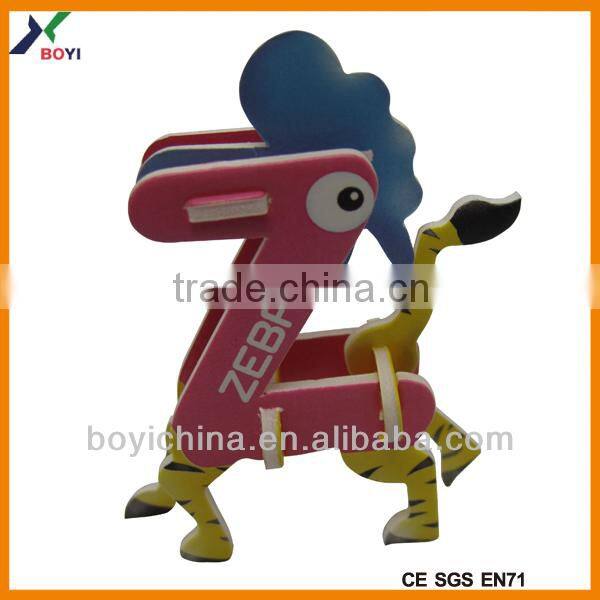Promotional Cheap Kids Toy 3d Puzzles with Custom Design