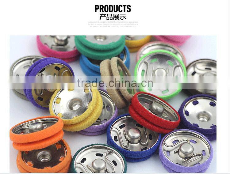 24mm colorful fastener Fabric button