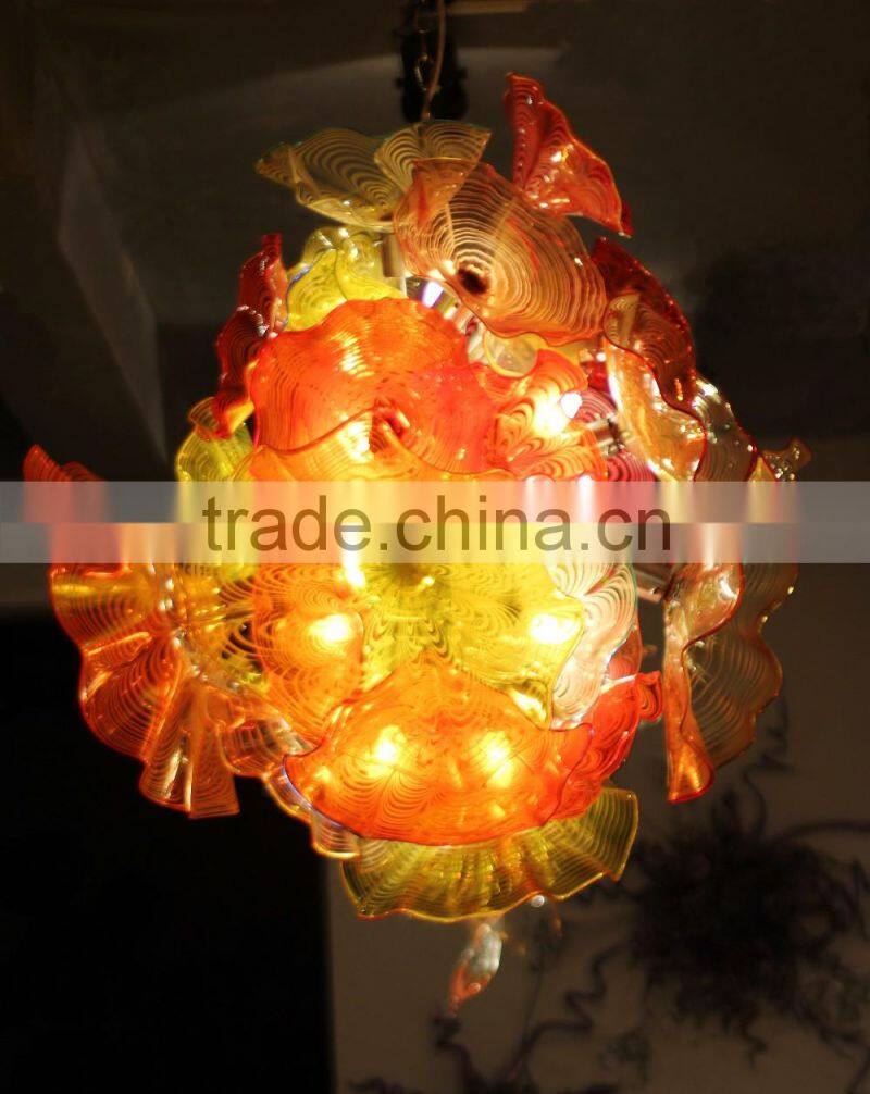 glass chandelier art glass chandelier