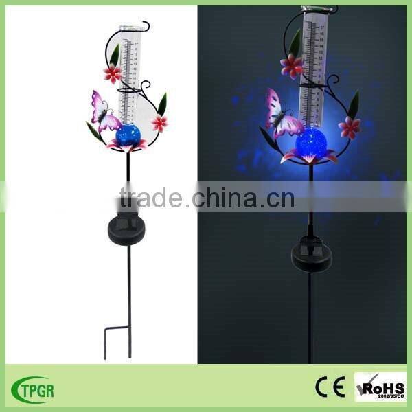 Garden decoration solar led light polyresin owl solar light