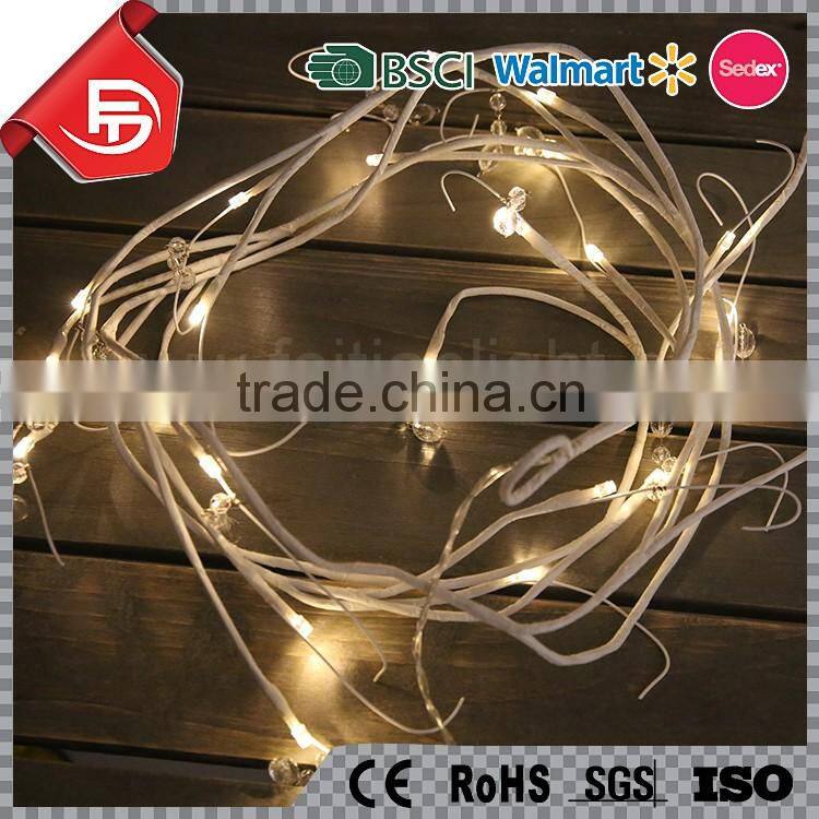 TZFEITIAN warm white color fruits christmas bells festoon string lights