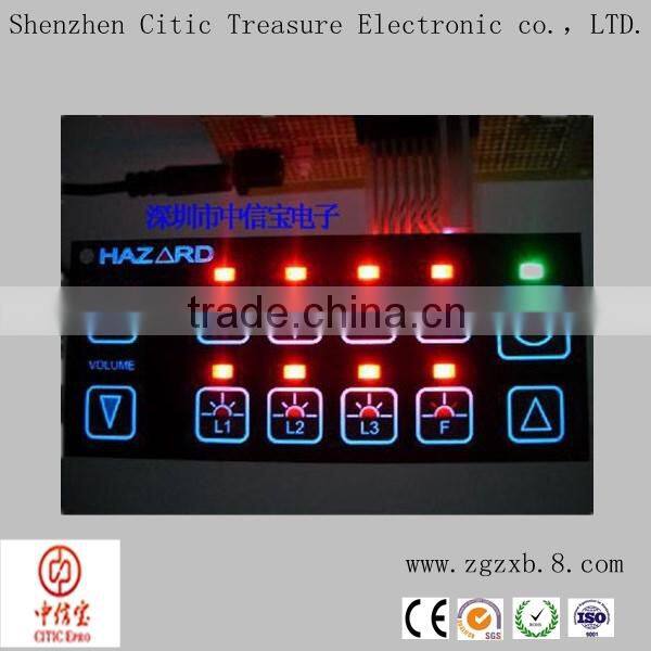 Custom carbon conductive printing flex pet circuit