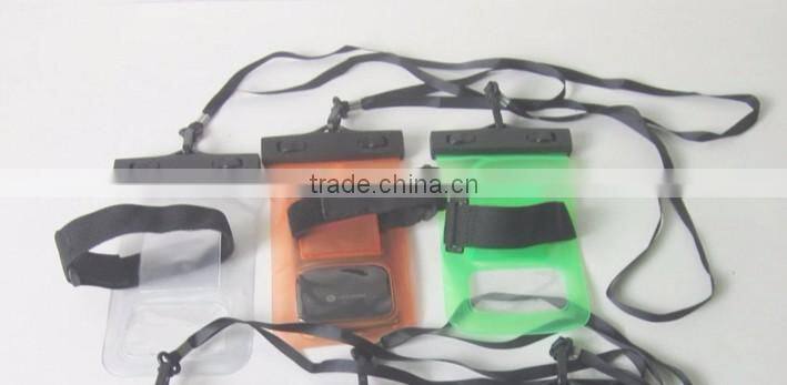 6s/ Plus Waterproof Bag Phone 100% Sealed Crystal Cases For Apple iPhone 6 6S Plus Watertight Soft Clear Touch Safe Diving Pouch