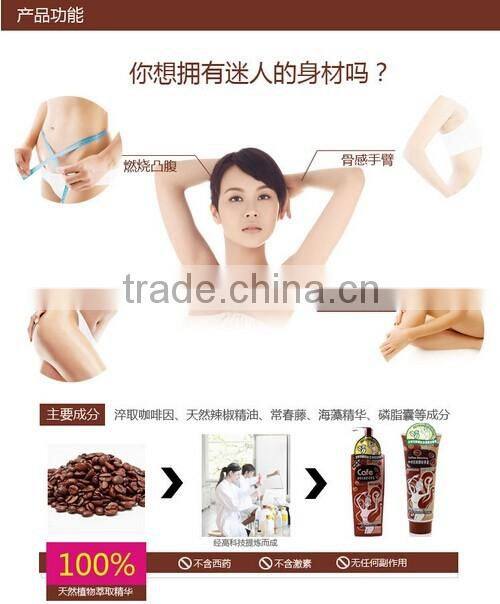 Hot sale 85ml Hot chilli & coffee weight loss body slimming cream