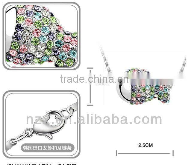 OUXI 2015 fashionable fish party set with Austrian crystal S-3009