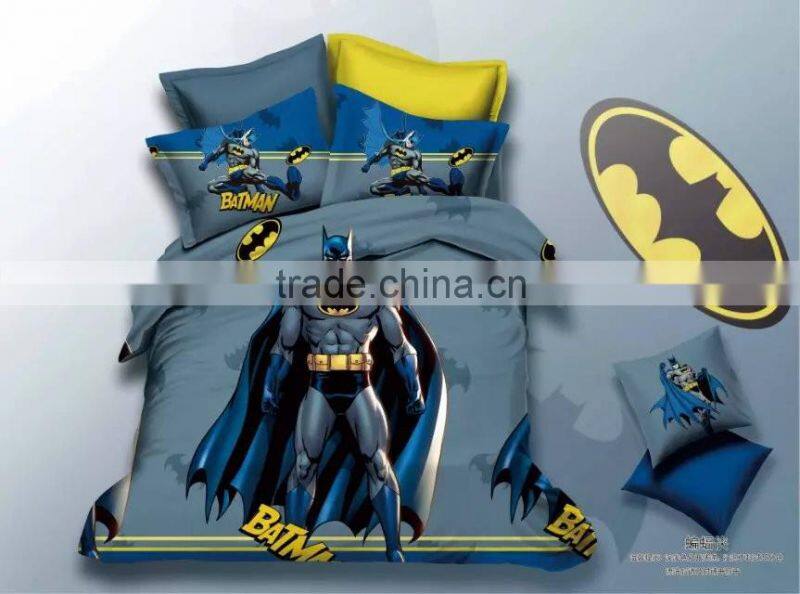 3D Printed Superman Batman Bedding Set Quilt Cover Bedsheet Pillowcase