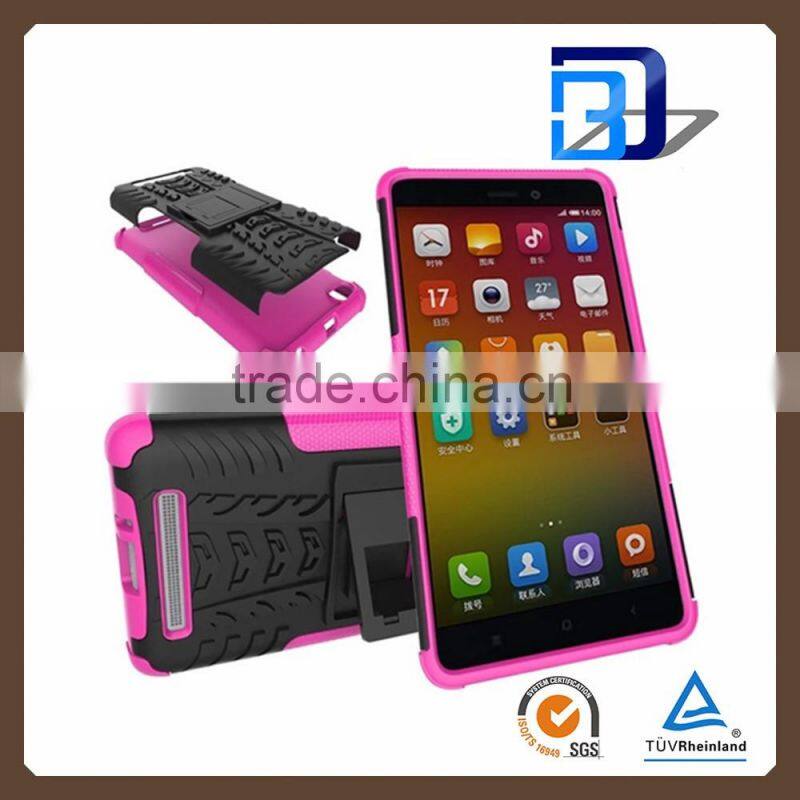 Cell phone accessory PC+TPU Hybrid Armor Case with Slim Stand phone case for Xiaomi Redmi 3 china wholesale