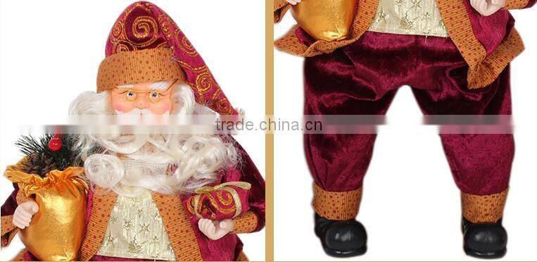 2016 christmas indoor christmas decoration santa claus