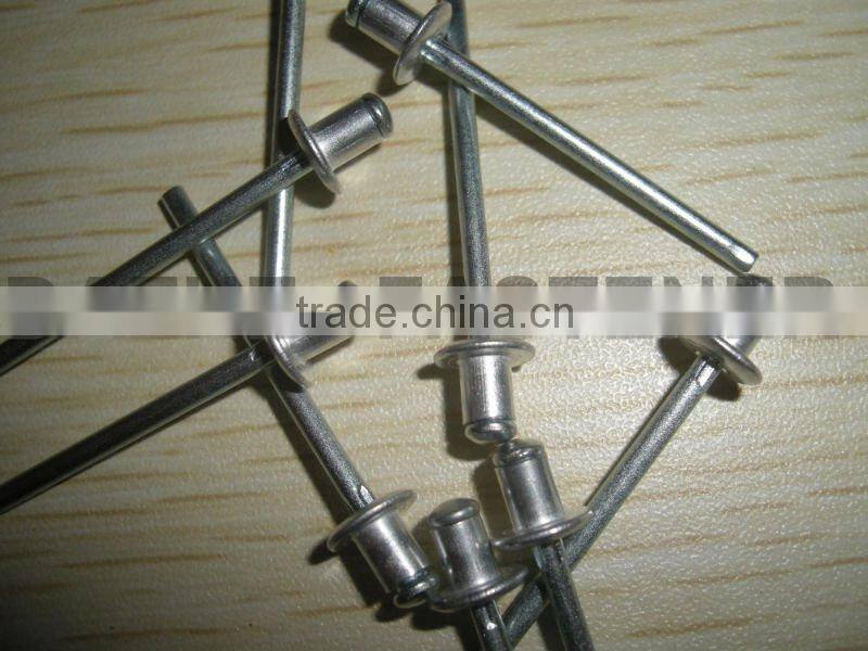 high quality DIN7337 Aluminum steel blind rivet