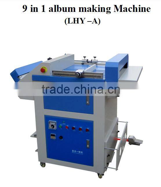 Multi function wedding photo album making machine