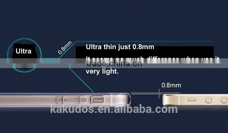 Factory Hot Sell High Quality Ultra Thin 0.8mm TPU Soft Phone Case Various Color