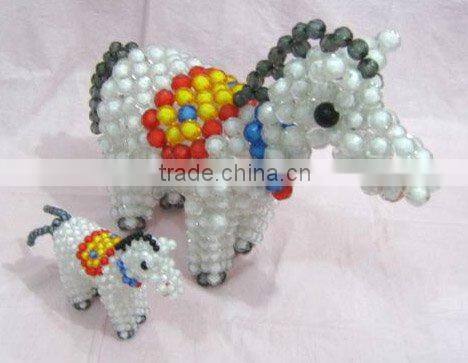 bead handcrafts Christmas decoration gift