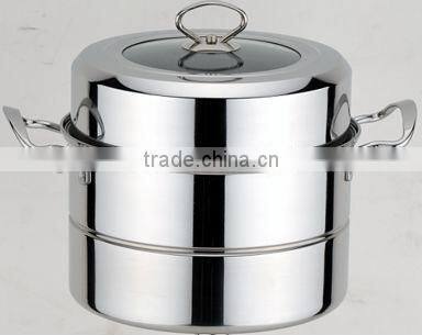 2014 new product 2 layers stainless steel steamer cooking pot