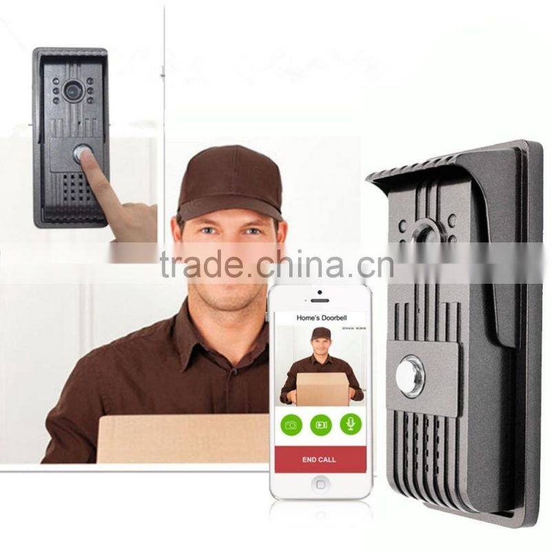 720P Megapixel HD Camera H.264 Wifi Smart Video Doorbell 120 Degrees Rotational 5 IR LEDs Night Vision Waterproof Door Chime