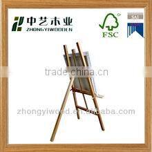 hot selling FSC&SA8000 handmade wooden easel stand for wholesale