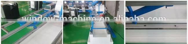 Double head mitre Saw aluminium windows machine