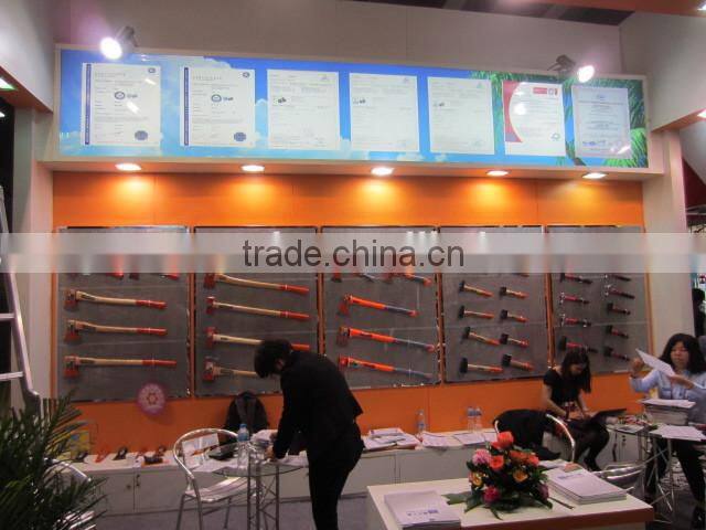 steel forged hammer with wood handle