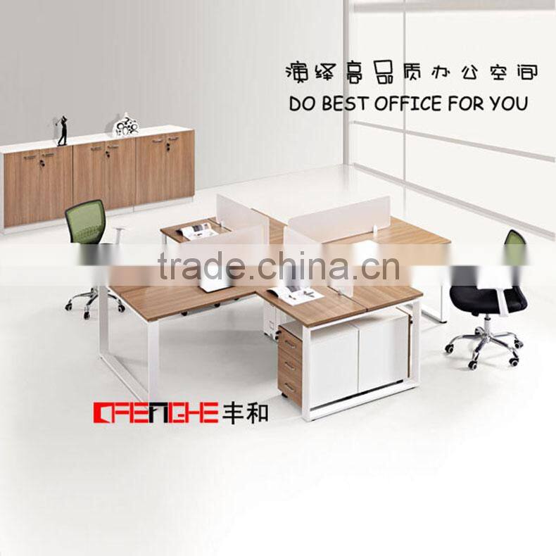 2015 latest wood modern executive desk office table design