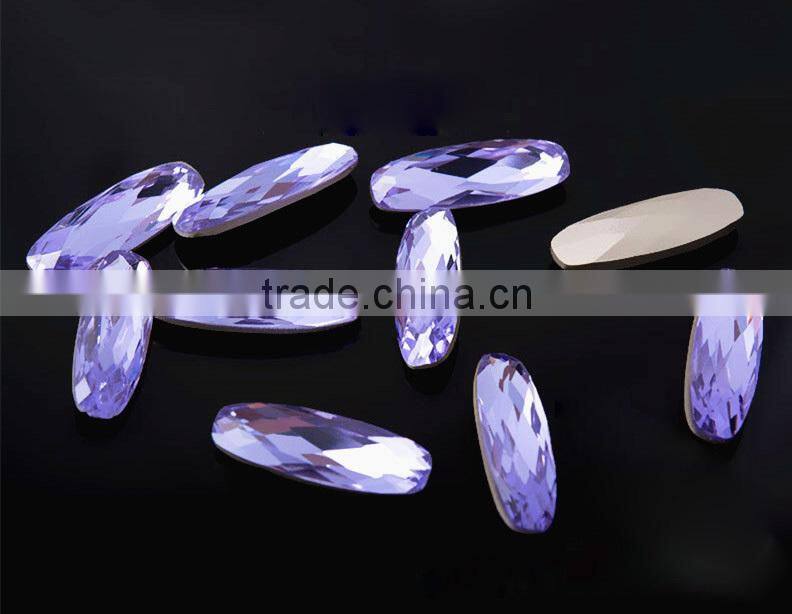 Factory direct price point back crystal stone for girls party dresses