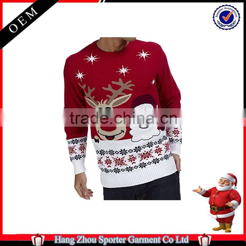 16FZCS31 Holiday Reindeer christmas sweater patterns christmas jumpers for girls