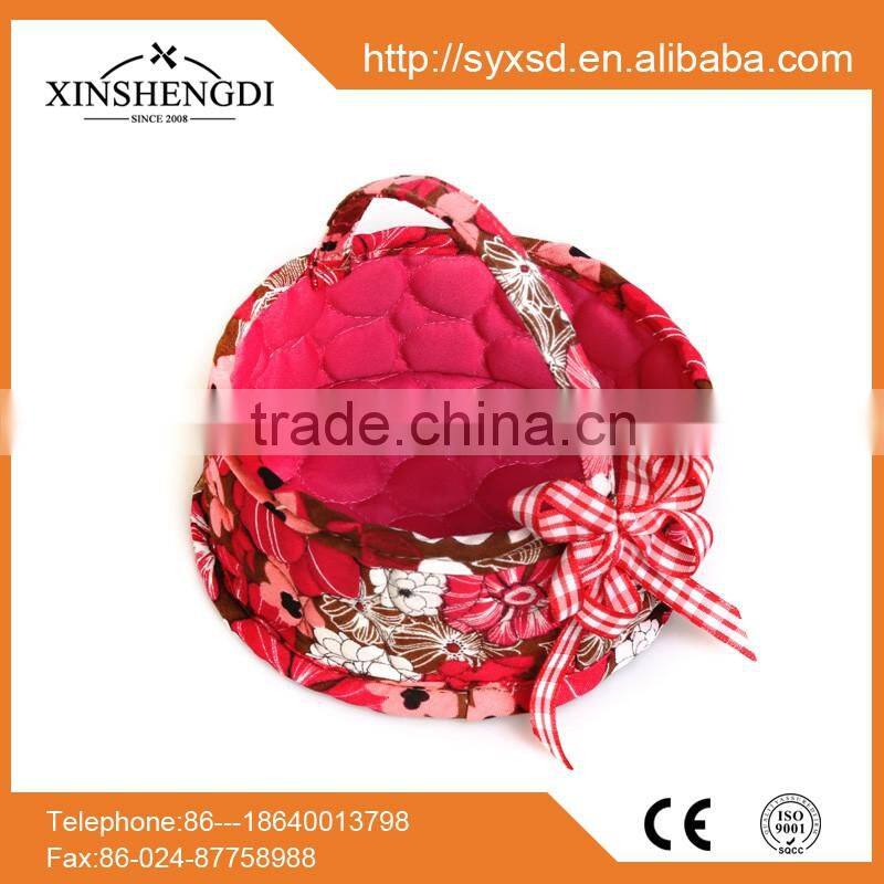 CY045 Classic High Quality Ladies floral zip cosmetic bag