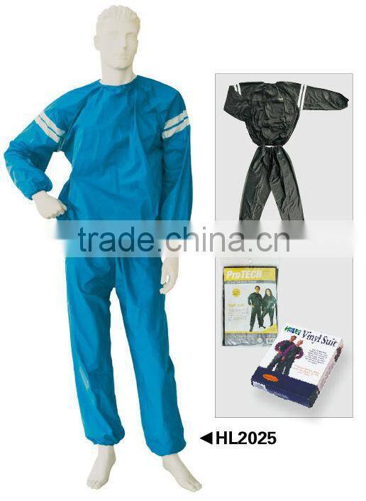 HL2029 polyester/pvc Sauna Suit1