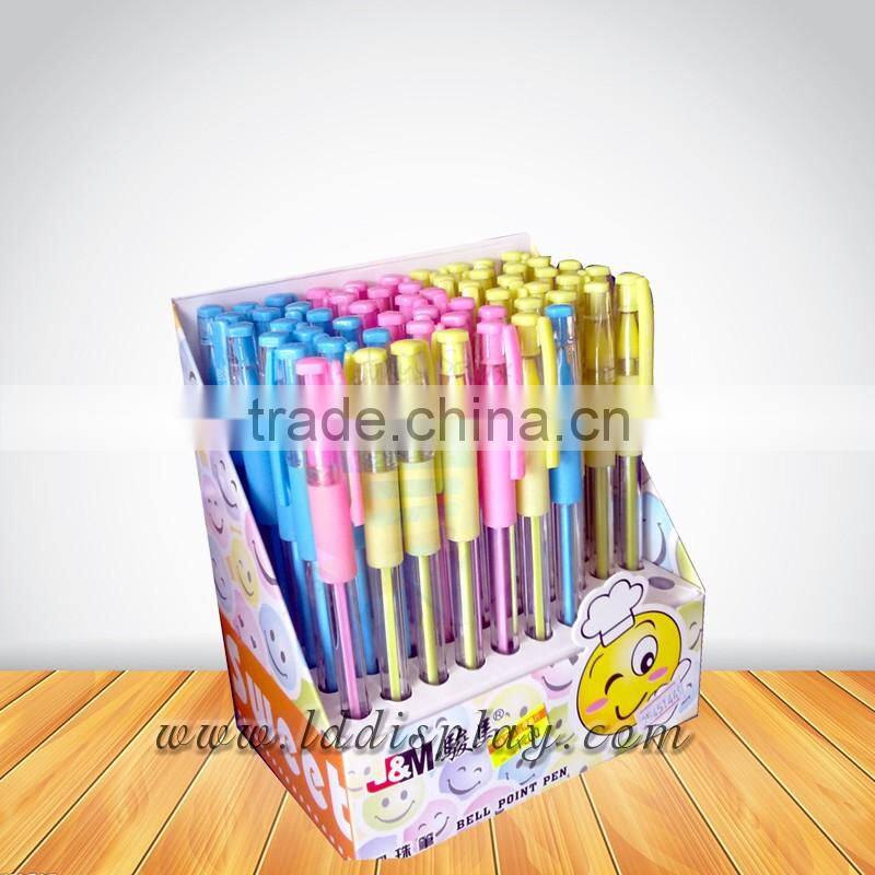 Customized Designed cheap pen display case / pen display stand
