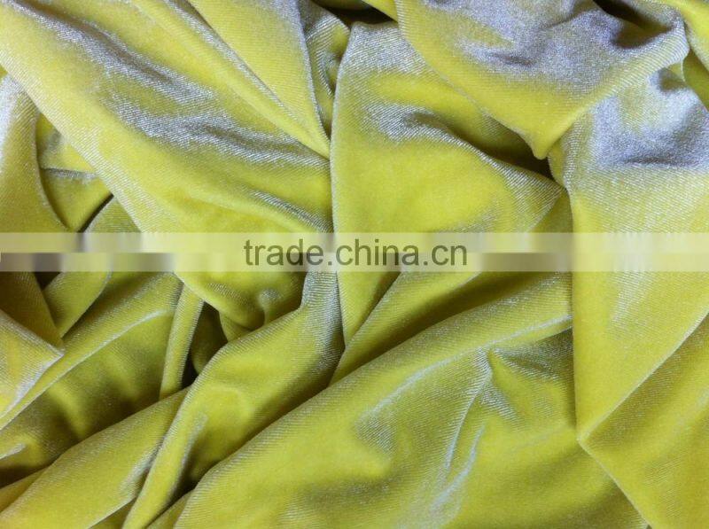 Latest Spandex Velvet Fabric for Fashion Dress from Factory
