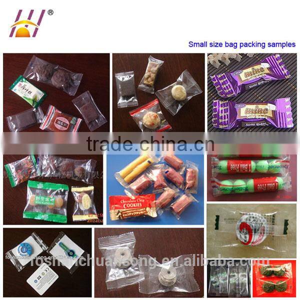 Automatic horizontal candy packing machine, plum packaging machine, dates flow wrapping machinery