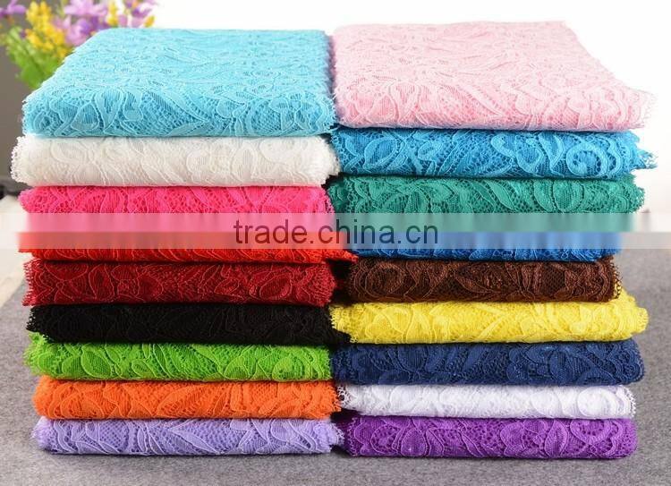 high quality fashion embroidery lace fabric wholesale lace trim