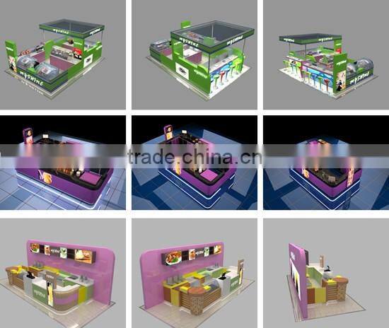 luxurious perfume shop design counter display